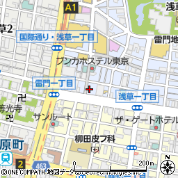 中華居酒屋 浅草熊猫食堂周辺の地図