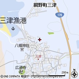 京都府京丹後市網野町三津32-8周辺の地図