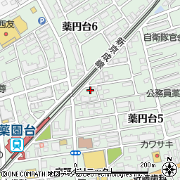 読売センター　薬円台周辺の地図