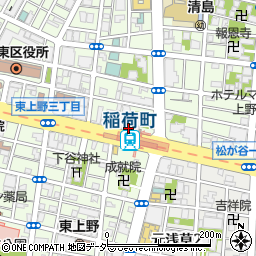 すき家稲荷町駅前店周辺の地図