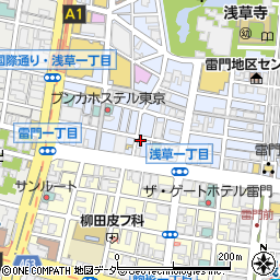 三松 浅草周辺の地図