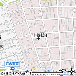 東京都江戸川区上篠崎3丁目周辺の地図