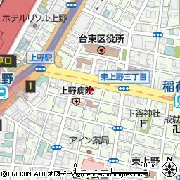 日本基督教団下谷教会周辺の地図