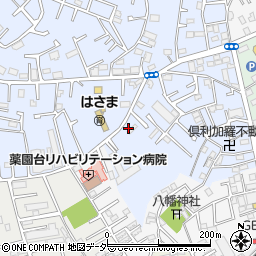 飯山満町つつじ公園周辺の地図