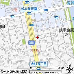 東京都江戸川区大杉4丁目7-7周辺の地図