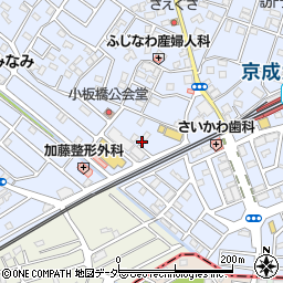 千葉県八千代市大和田572-7周辺の地図