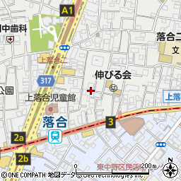 東京都新宿区上落合2丁目26周辺の地図