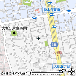 東京都江戸川区大杉5丁目16-10周辺の地図