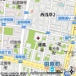 須藤石材株式会社　浅草・東本願寺営業所周辺の地図