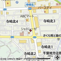 吉野家佐倉寺崎店周辺の地図