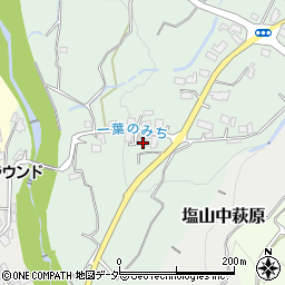 山梨県甲州市塩山下粟生野827周辺の地図