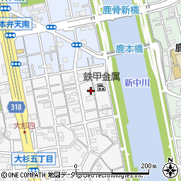 東京都江戸川区大杉4丁目28-6周辺の地図