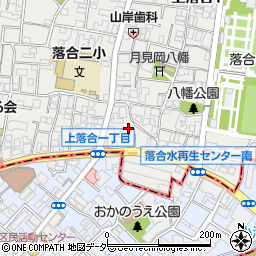東京都新宿区上落合1丁目29周辺の地図