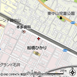 千葉県船橋市二子町508周辺の地図