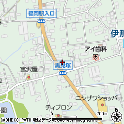 長野県駒ヶ根市赤穂福岡9315-1周辺の地図