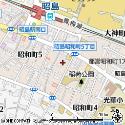 東京都昭島市昭和町5丁目1周辺の地図