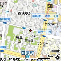 寺尾花店周辺の地図