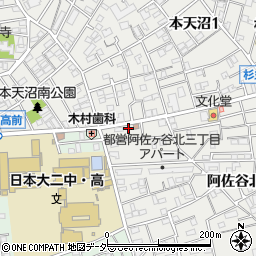 新宿　中村屋周辺の地図