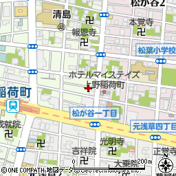 リパーク東上野６丁目駐車場周辺の地図