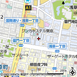 串屋横丁 浅草食通街店周辺の地図