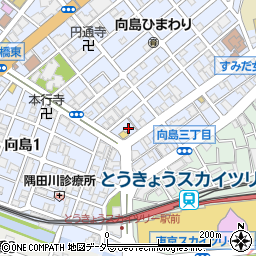 カーコン車検スペシャルショップ　とうきょうスカイツリー駅前店周辺の地図