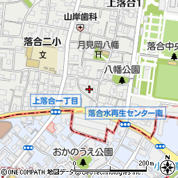 東京都新宿区上落合1丁目28周辺の地図