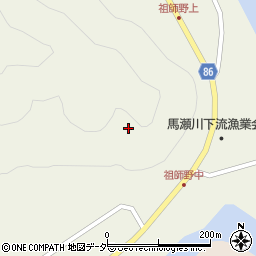 岐阜県下呂市金山町祖師野周辺の地図