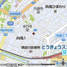 墨田区薬剤師会周辺の地図