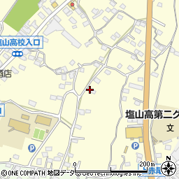 山梨県甲州市塩山千野12周辺の地図