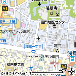 満願堂本店周辺の地図