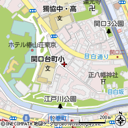 東京都文京区関口2丁目7-2周辺の地図