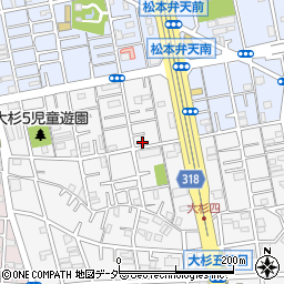 東京都江戸川区大杉5丁目30-22周辺の地図