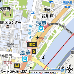 お酒の美術館 東武浅草駅地下コンコース店周辺の地図