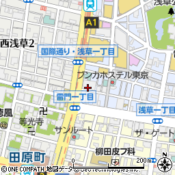 東京都台東区浅草1丁目11 2の地図 住所一覧検索 地図マピオン