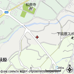 山梨県甲州市塩山中萩原3187周辺の地図