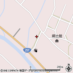 岐阜県中津川市加子母上桑原3921周辺の地図