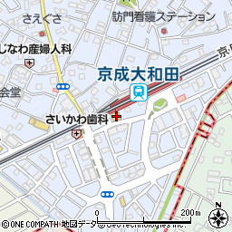 千葉県八千代市大和田1002-1周辺の地図
