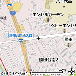 千葉県八千代市勝田台南周辺の地図