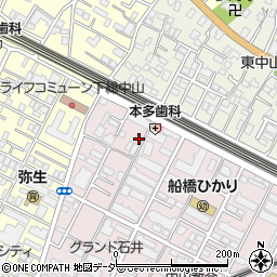千葉県船橋市二子町534-2周辺の地図