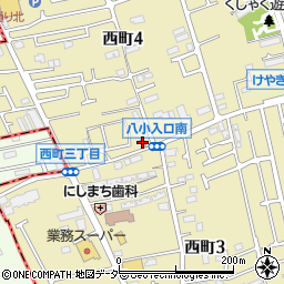 小金井警察署西町交番周辺の地図