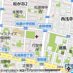 東京都台東区松が谷1丁目10-3周辺の地図