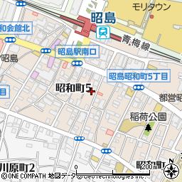 アースサポート昭島周辺の地図