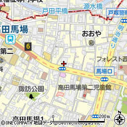 ＺＥＡＬ　高田馬場店周辺の地図