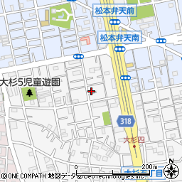 東京都江戸川区大杉5丁目30-2周辺の地図