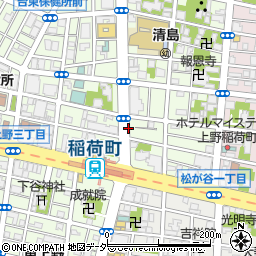 東上野６丁目パーキングメーター３周辺の地図