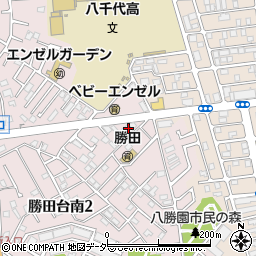 キャッスル勝田台周辺の地図