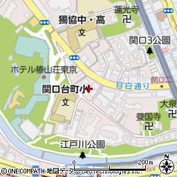 東京都文京区関口2丁目7周辺の地図