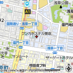ブンカホステル東京周辺の地図