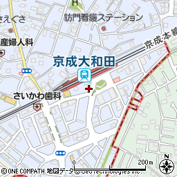 千葉県八千代市大和田1002-8周辺の地図