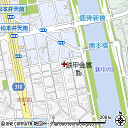 東京都江戸川区大杉4丁目28-9周辺の地図